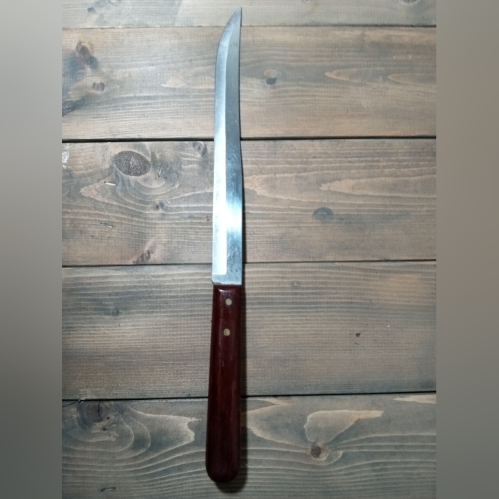 Vintage Knife Cherry Handle Stainless steel Imperial USA Antique Cutlery